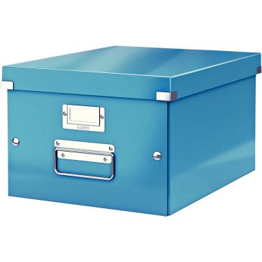 Boite de rangement CLICK&STORE A4+ bleue