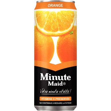 Lot de 24 canettes jus d'orange MINUTE MAID 33cl