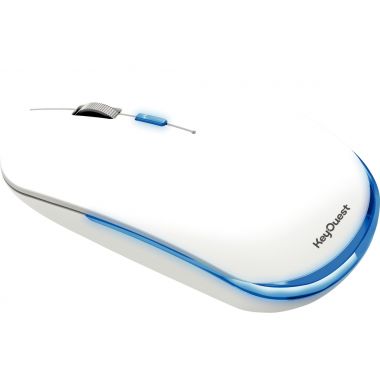 Souris sans fil hybride rechargeable KeyOuest couleur blanc