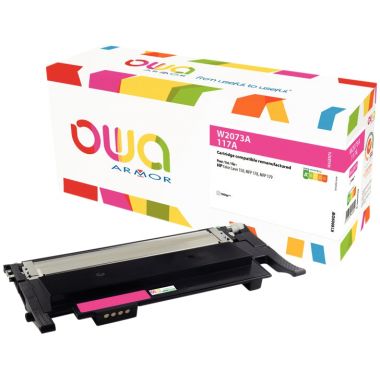 OWA Armor cartouche laser magenta compatible HP 117A (W2073A)