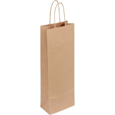 Lot 50 sac kraft bouteille hauteur 39 cm