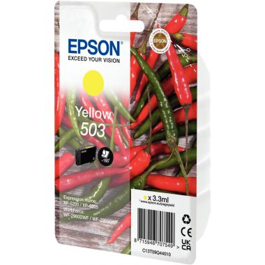 Epson PIMENT / 503 cartouche jet d'encre jaune authentique (T09Q440)