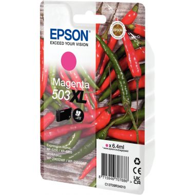 Epson PIMENT / 503XL cartouche jet d'encre magenta haute capacité authentique (T09R340)