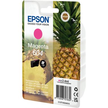 Epson ANANAS / 604 cartouche jet d'encre magenta authentique (T10G340)