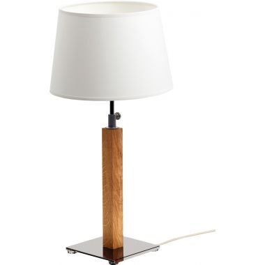 Lampe Quatro bois finition chêne clair