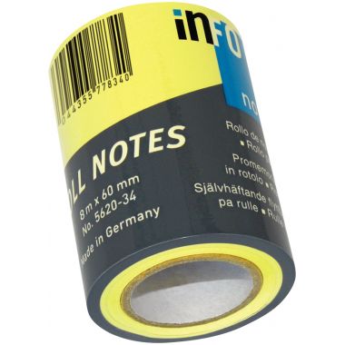 Lot de 10 recharges pour dévidoir 63373 coloris jaune Flaconuo