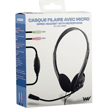 Casque filaire avec micro