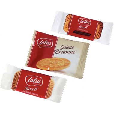 Carton de 210 biscuits LOTUS assortis