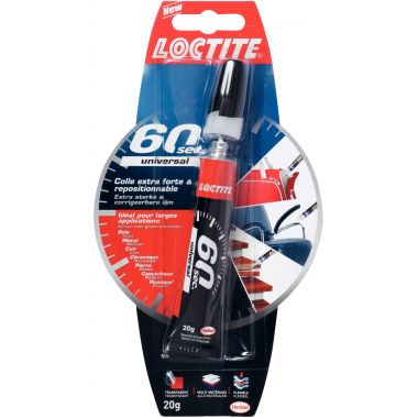 Tube de colle Loctite 60 secondes