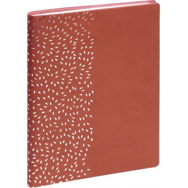 Agenda semainier Amélie 15x21cm terracotta