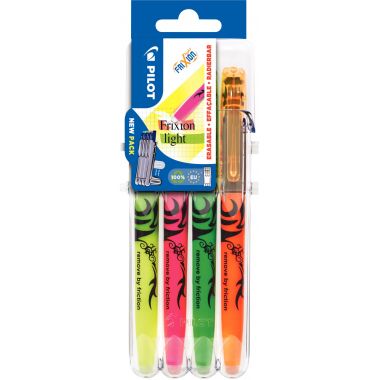 Pilot - Blister de 4 surligneurs Frixion Light assortis - 3131910546818