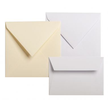 Paquet de 20 enveloppes Pollen 114x162mm 120g blanc