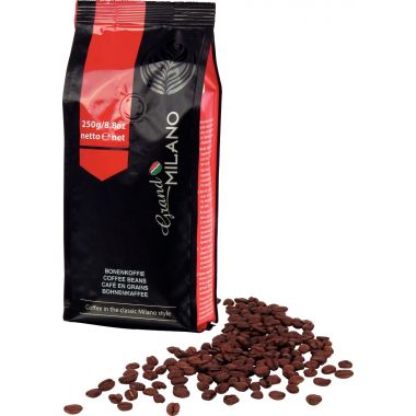 Paquet de 250g café grain GRAND MILANO