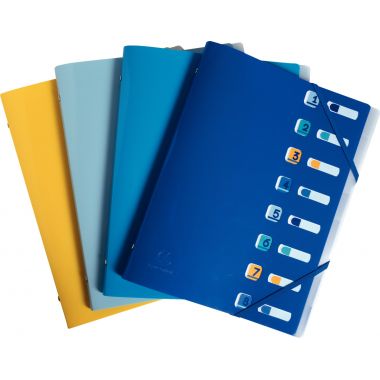 Trieur 8 compartiments BEEBLUE en polypropylène recyclé, coloris assortis