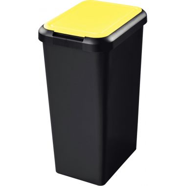 Poubelle de tri sélectif 45L jaune