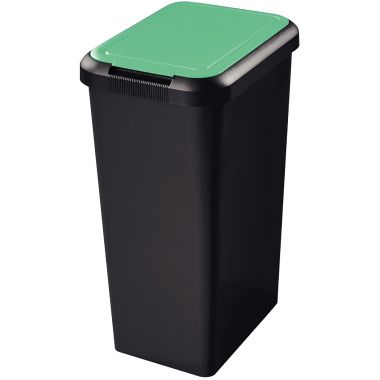 Poubelle de tri sélectif 45L verte