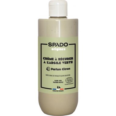 Flacon 500ml crème à récurer à l'argile verte