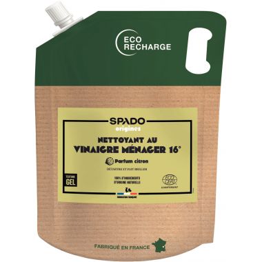 Eco-recharge 2,5L vinaigre blanc 14° citron