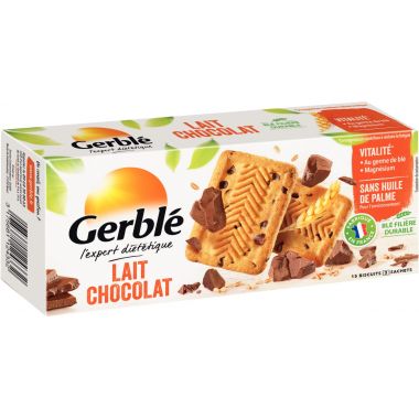 Paquet de 15 biscuits GERBLE chocolat 172g