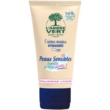 Tube 75ml crème mains peaux sensibles