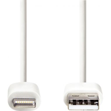 Cordon USB type A vers type Lightning 1m blanc