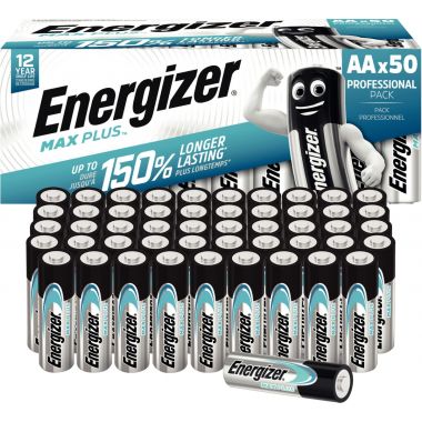 Energizer - Paquet de 50 piles 1,5V Max Plus AA / LR06 - 7638900444933