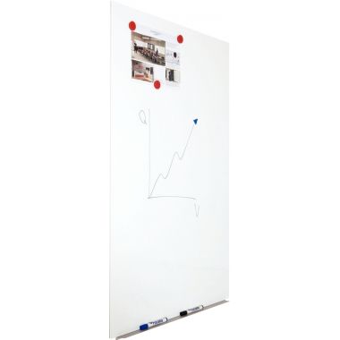 Tableau blanc magnétique sans cadre Skin 150x100cm