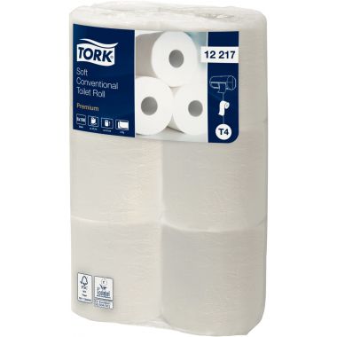 Lot de 72 rouleaux de papier hygiénique doux premium 2 plis