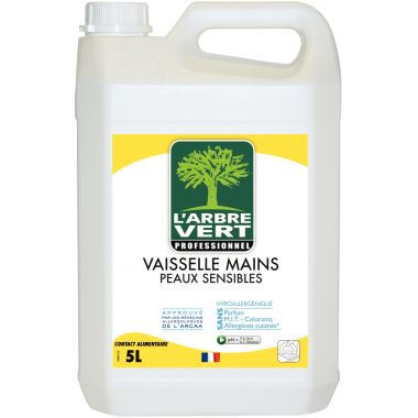 Bidon 5L liquide vaisselle peaux sensibles