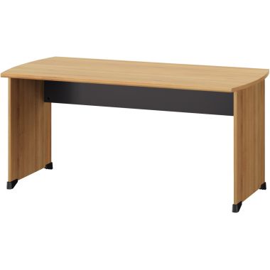 Table bureau pieds panneau L140 cm Jazz+ Chêne du Bocage