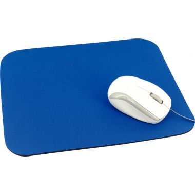 Tapis souris en tissu bleu