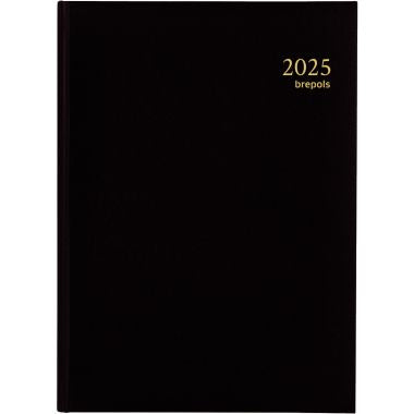 Agenda journalier euro 14,8x21cm noir