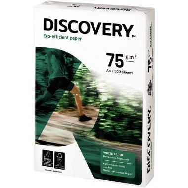 Ramette de 500 feuilles format A4 75g blanc DISCOVERY