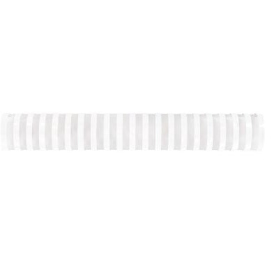 Boite de 50 anneaux reliure/peignes à relier plastique ovales 21 boucles standard A4 diamètre 45mm blanc