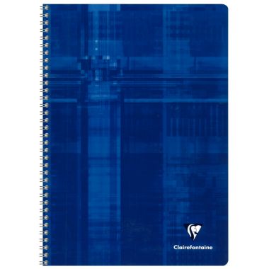 Reliure intégrale 180 pages CLAIREFONTAINE, format A4, quadrillé 5x5, papier 90g