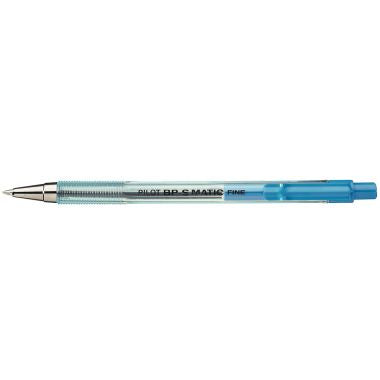 Stylo bille BPS Matic rétractable bleu