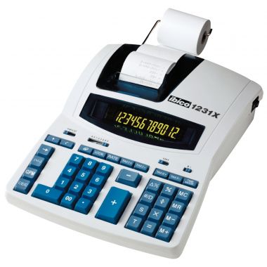 Machine à calculer imprimante professionnelle de bureau Ibico 1231X