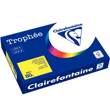 Ramette de 500 feuilles format A4 80g soleil CLAIREFONTAINE TROPHEE