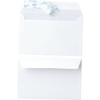 Paquet de 50 enveloppes blanches 90x140mm 110g pour cartes de visite