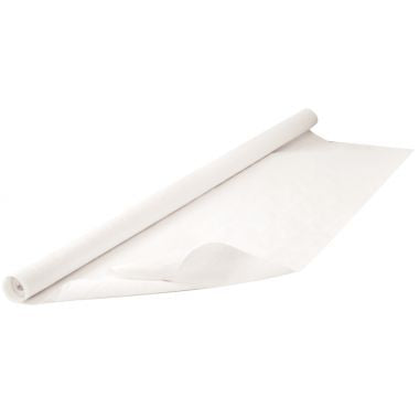 Rouleau nappe blanche damassée 10x1,2m