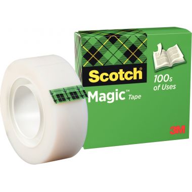 Rouleau adhésif Scotch Magic invisible 19mmx33m