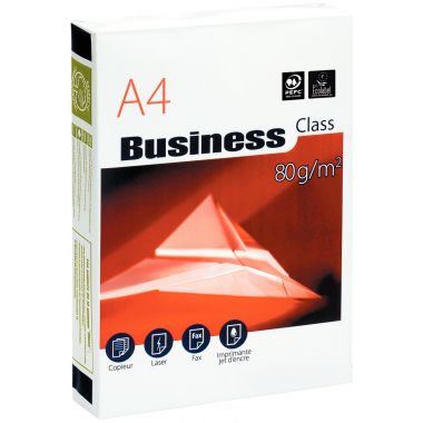 Ramette de 500 feuilles format A4 80g blanc BUSINESS