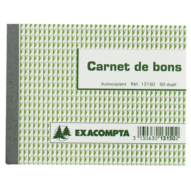 Manifold Bon pour NCR format 10,5 x 13,5 cm 50 duplicatas autocopiants