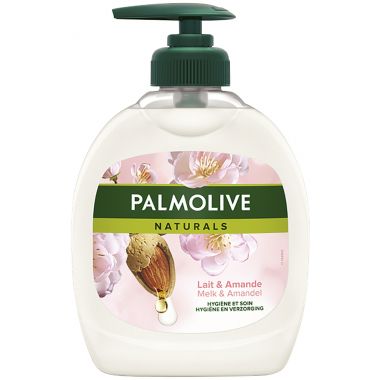 Flacon pompe 300ml crème lavante lait d'amande