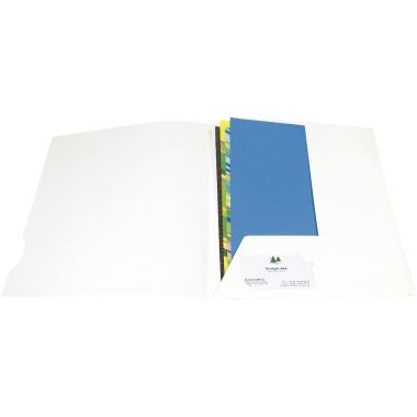 Boite de 20 chemises de présentation CHROMOLUX, format 24x32 cm, blanc