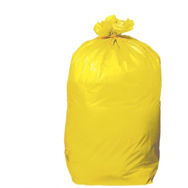 Carton de 200 sacs poubelle jaune 110L