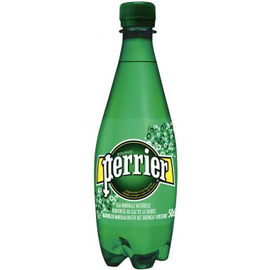 Lot de 24 bouteilles d'eau gazeuse PERRIER 50cl