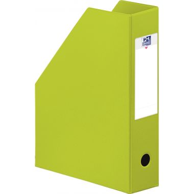 Porte-revues OXFORD en PVC dos 7cm vert clair