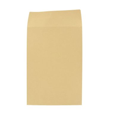 Carton de 250 pochettes kraft 229x324mm 120g soufflet 30mm bande siliconée