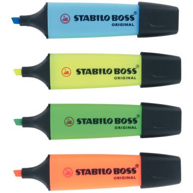 Stabilo -  Box de 4 surligneurs Boss assortis - 7004-3